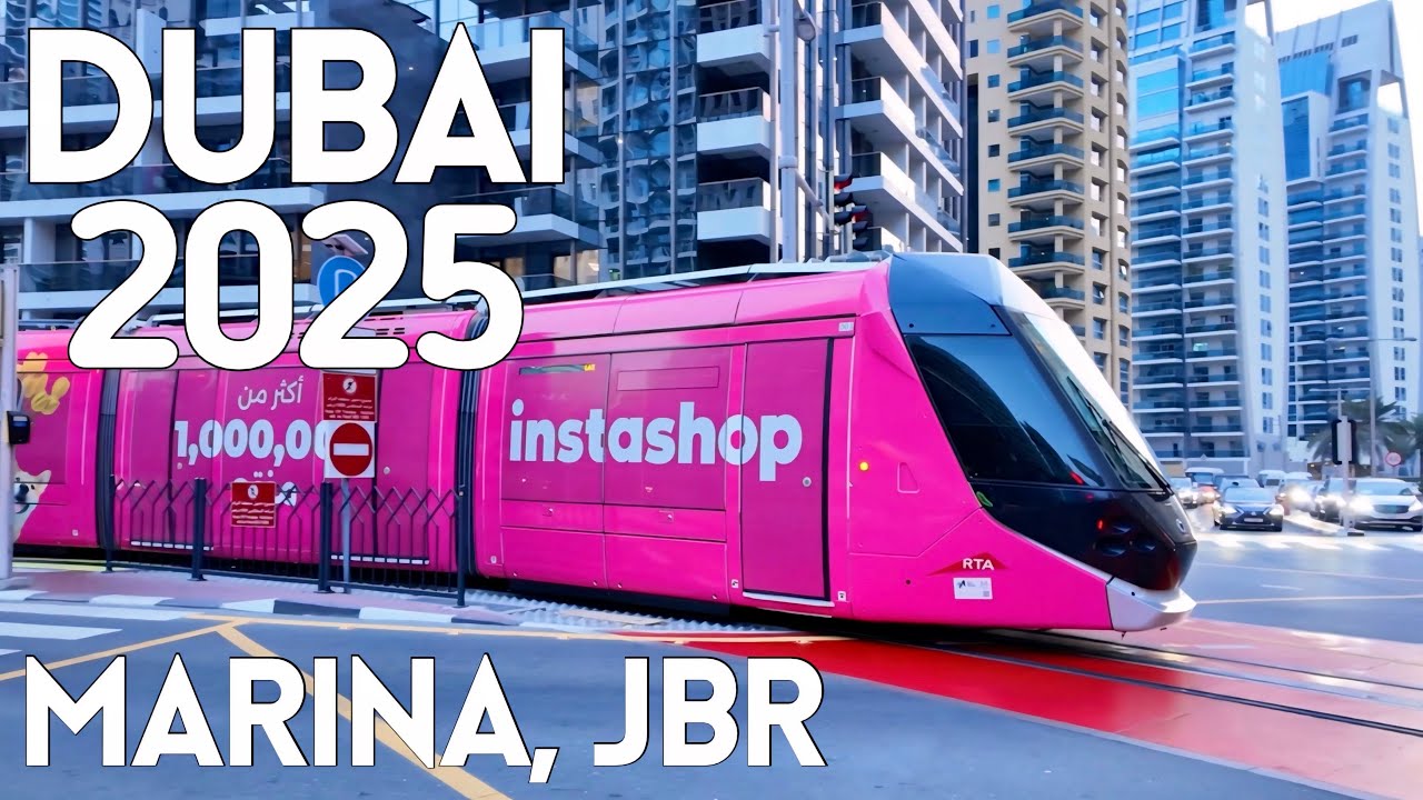 DUBAI Amazing Marina, JBR |4K| Dubai Marina, JBR Walking Tour 🇦🇪 2025