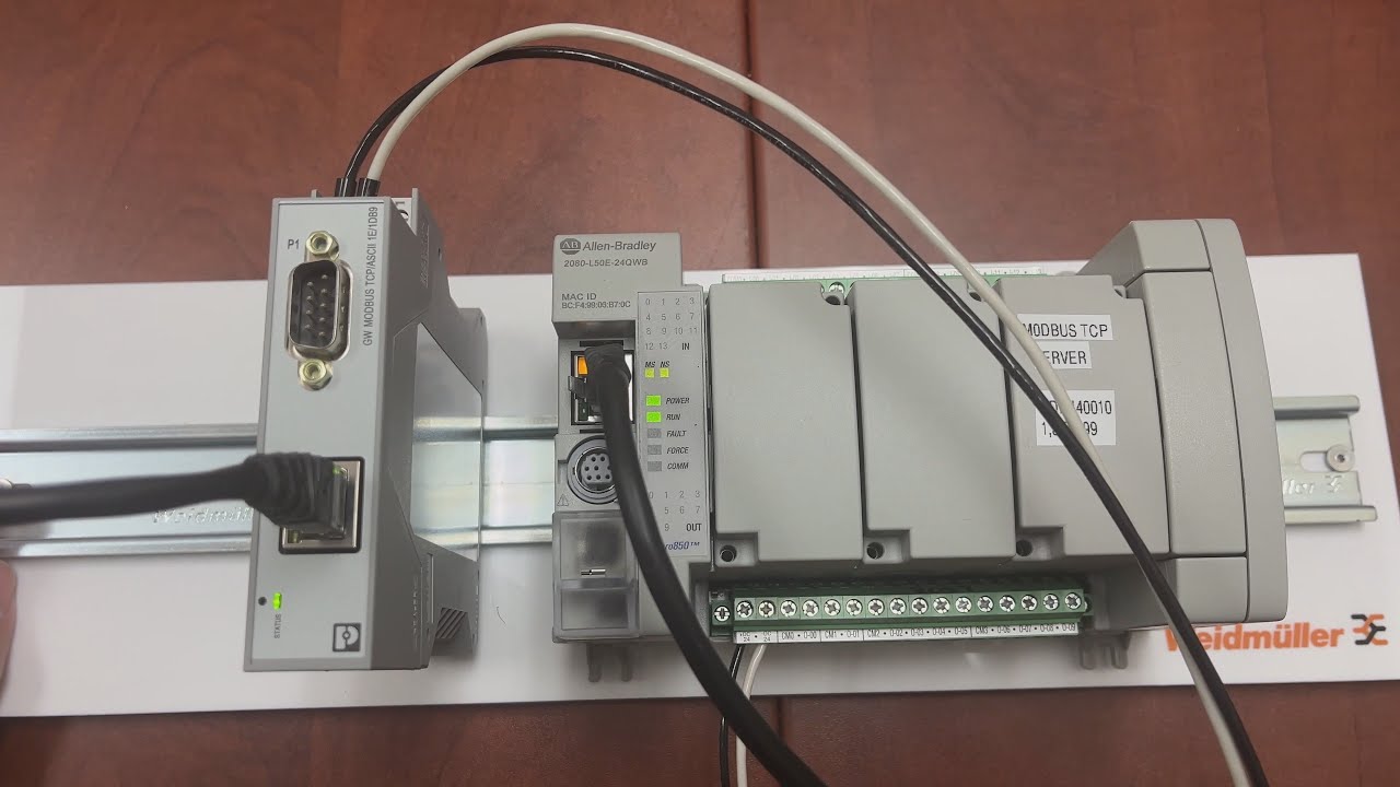 Phoenix Contact 2702768 Modbus TCP to ASCII DB-9 Serial Configuration