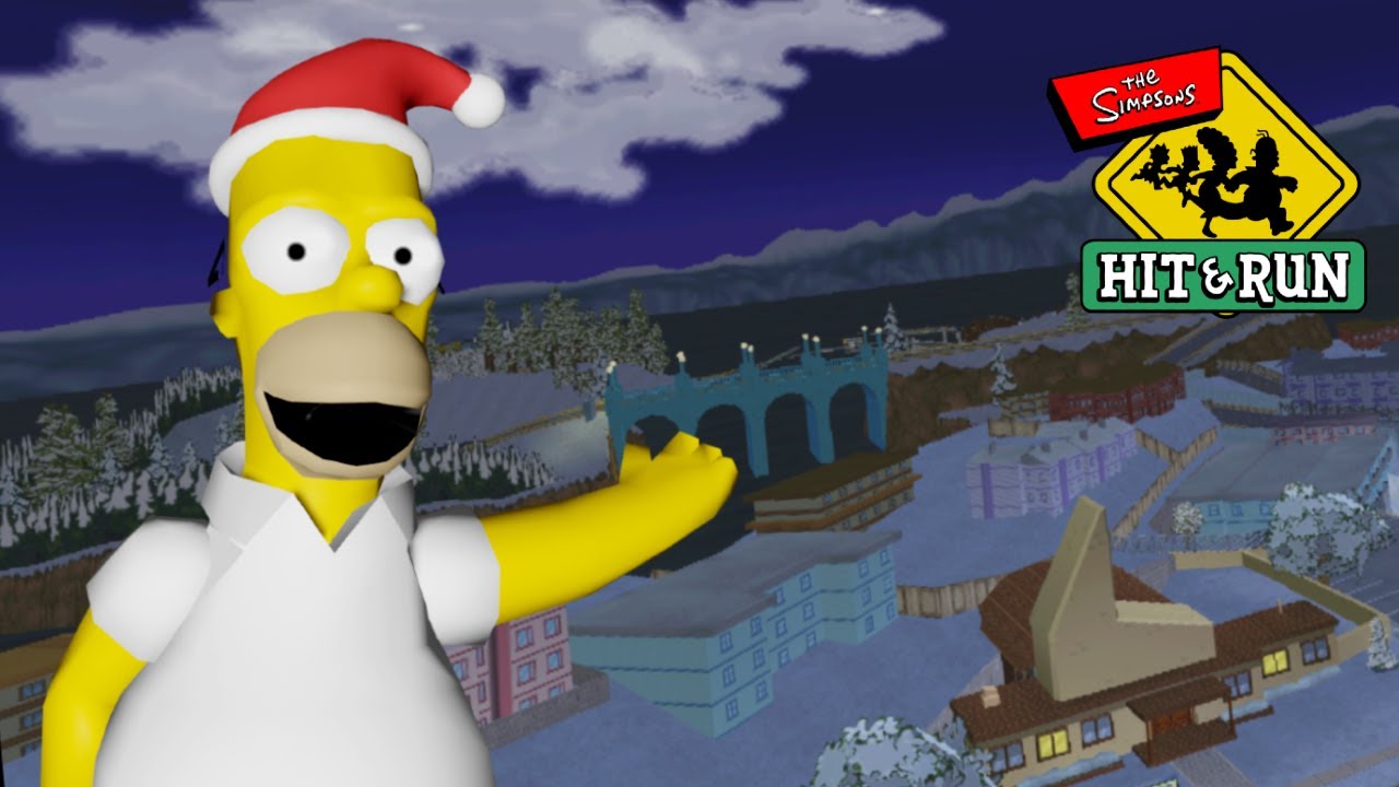 Fully connected map mod Christmas edition - Simpsons hit and run