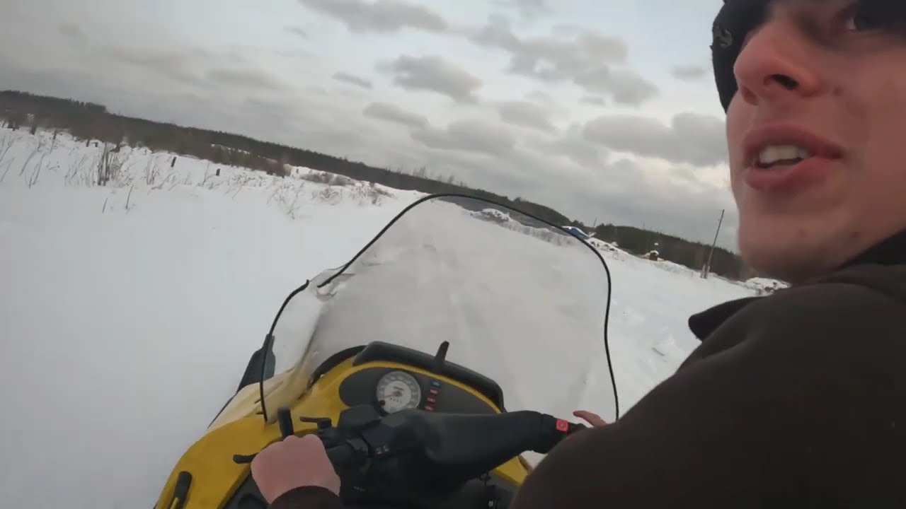 Первый зимний влог. Падение