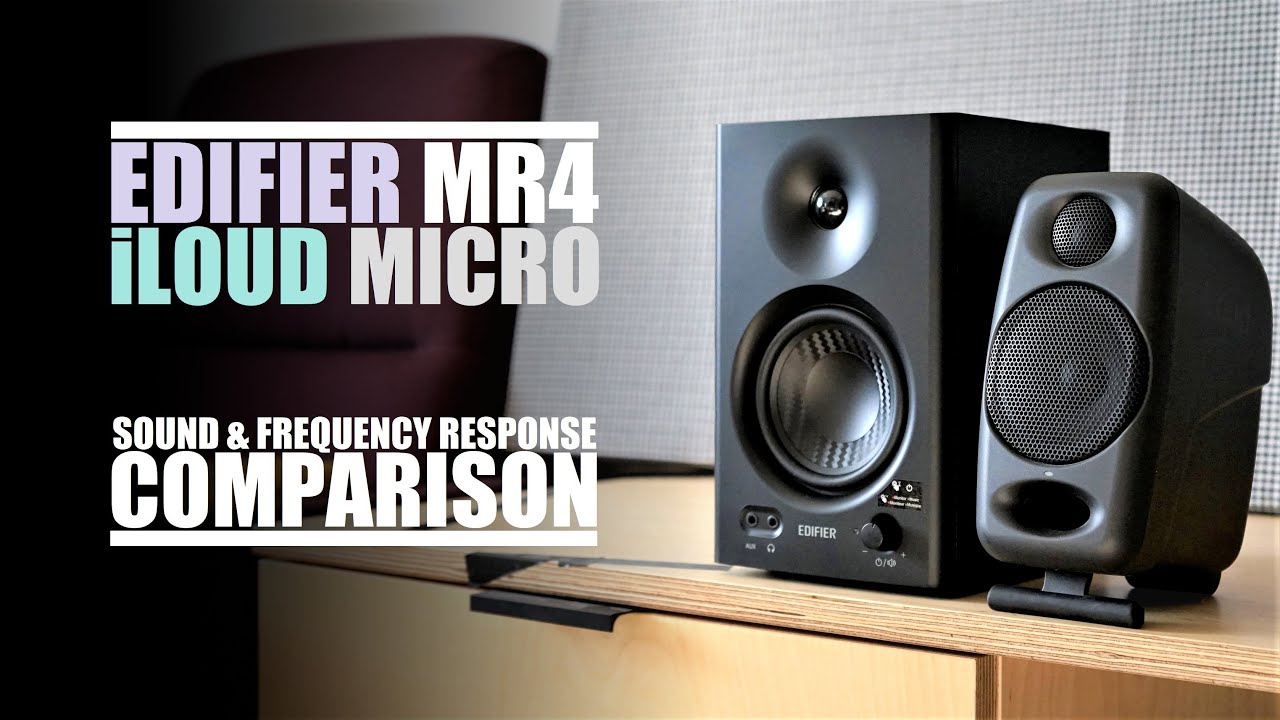 DSAUDIO.review ||  Edifier MR4 vs iLoud Micro Monitor  || sound.DEMO