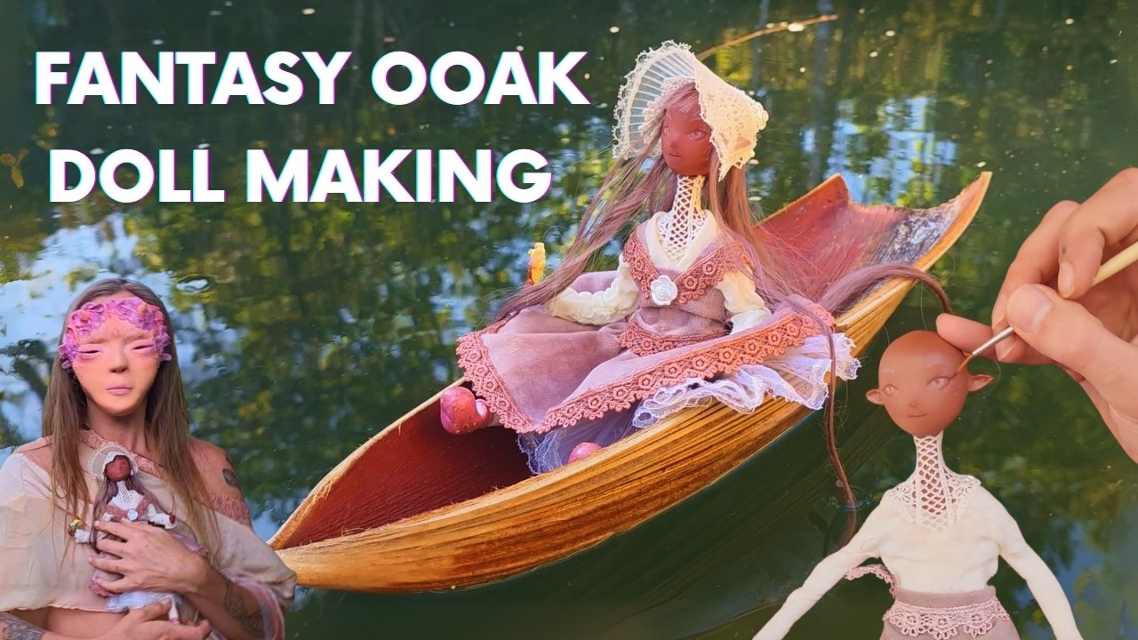 Making Hime: a poseable OOAK Eco Art Doll inspired by Harajuku