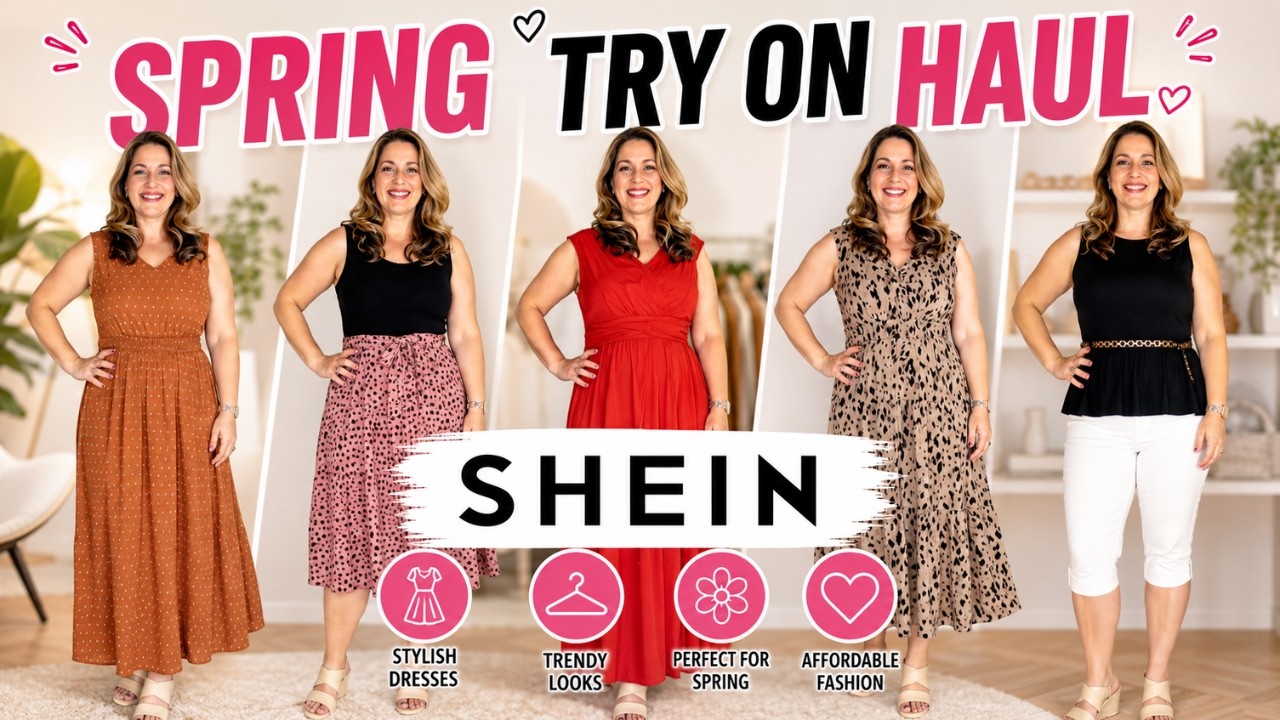 SHEIN SPRING TRY ON FOR WOMEN OVER 40 | SPRING 2023 NEW FASHION FINDS | BUDGET FASHION