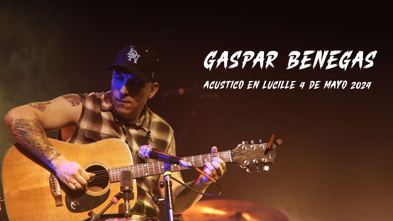 Gaspar Benegas en Acústico, en Lucille, Palermo 04/05/24 -  Show Completo