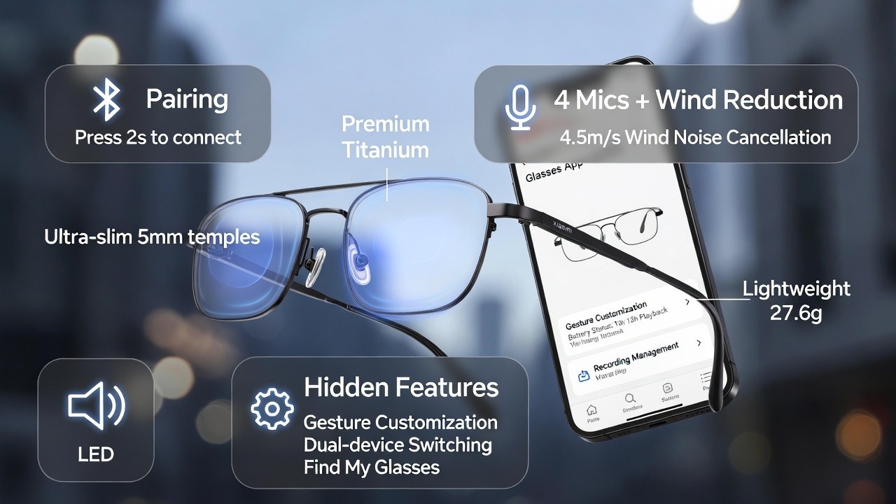 Xiaomi Mijia Smart Audio Glasses – Tips, Tricks, Setup & Hidden Features