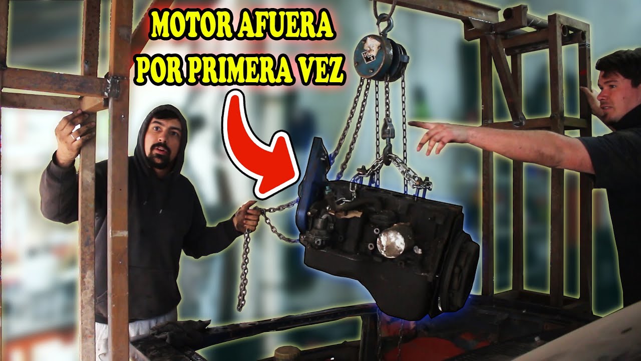 SACAMOS EL MOTOR DEL TAUNUS  DE DRIFT 😈 Fabricamos una estructura🔥