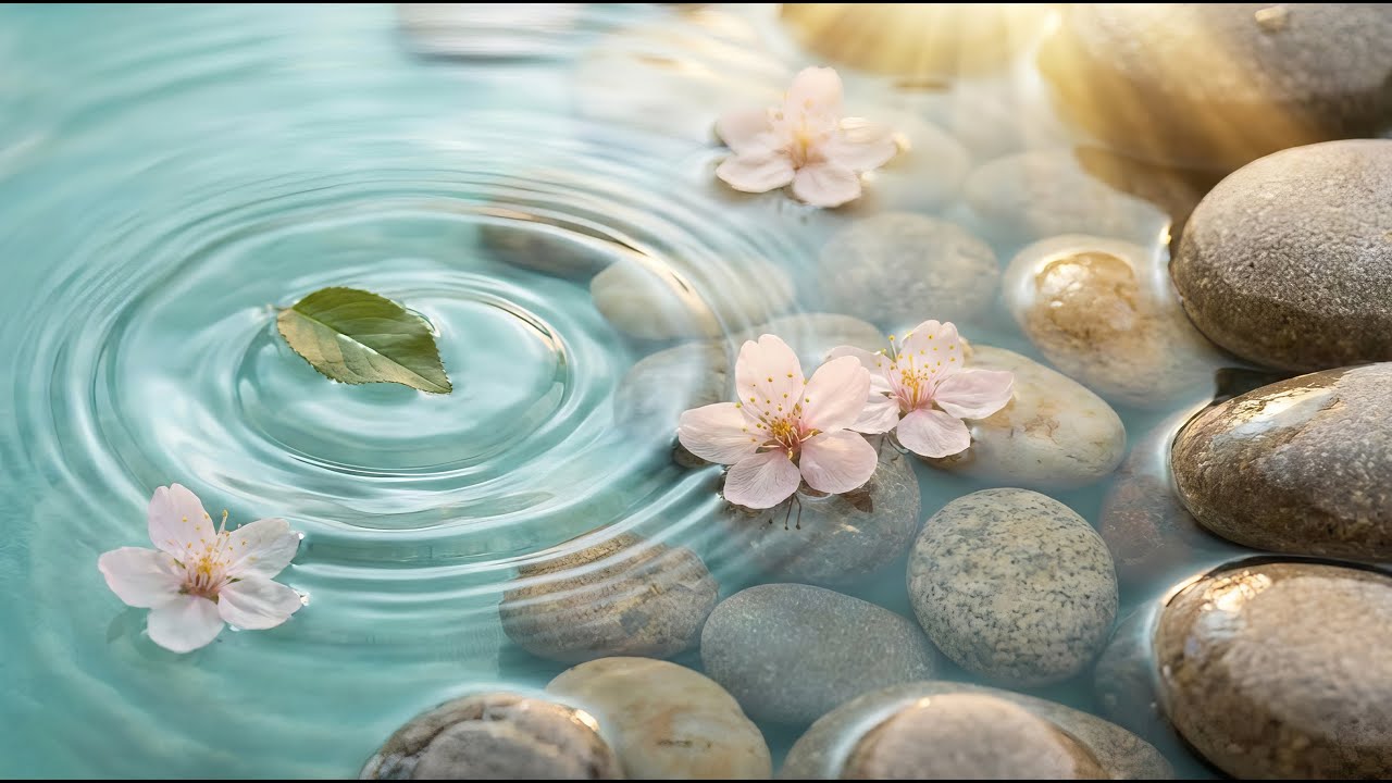 Ripples of Stillness 💧🌸 | Gentle Music to Let Thoughts Settle and the Mind Breathe