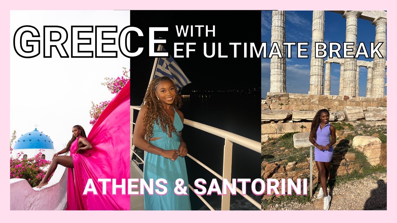 I WENT TO GREECE with EF Ultimate Break!! | Part One: Athens & Santorini | Jordan J Media