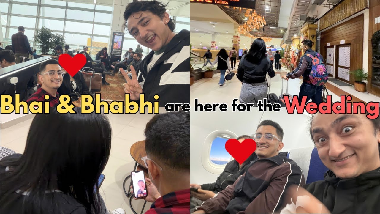 Bhai aur Bhabhi ke sath mai chla Shaddi ke liye 🤩🥳 Dulhe Raja chamak rahe hai 😅🤪