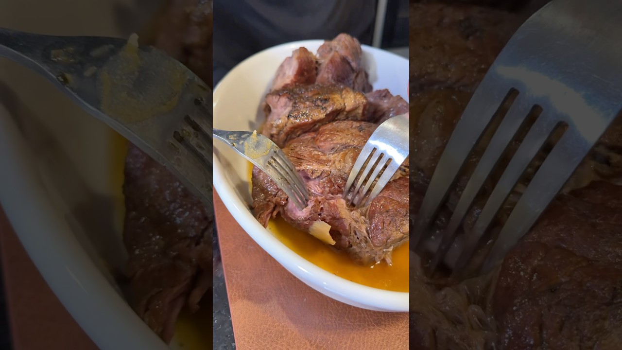Bœuf braisé, une viande juteuse et un bouillon savoureux 