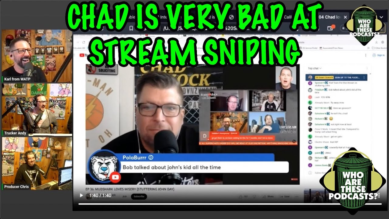 Nobody Watches Chad Zumock Watch Me Podcast With Stuttering John