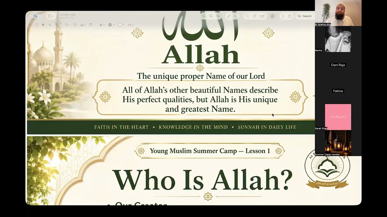 Day 1 Ca Young Muslim Summer Camp