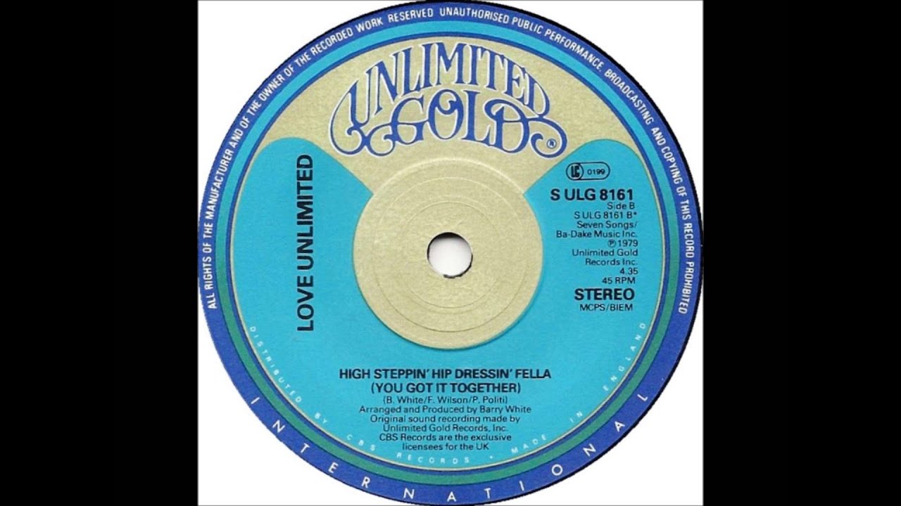 Love Unlimited Orchestra - High Steppin' Hip Dressin' Fella (Dj ''S'' Rework)