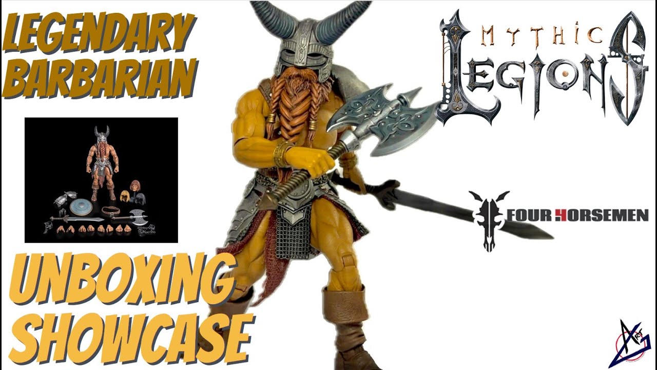 Mythic Legions Legendary Barbarian  -Unboxing Showcase Review