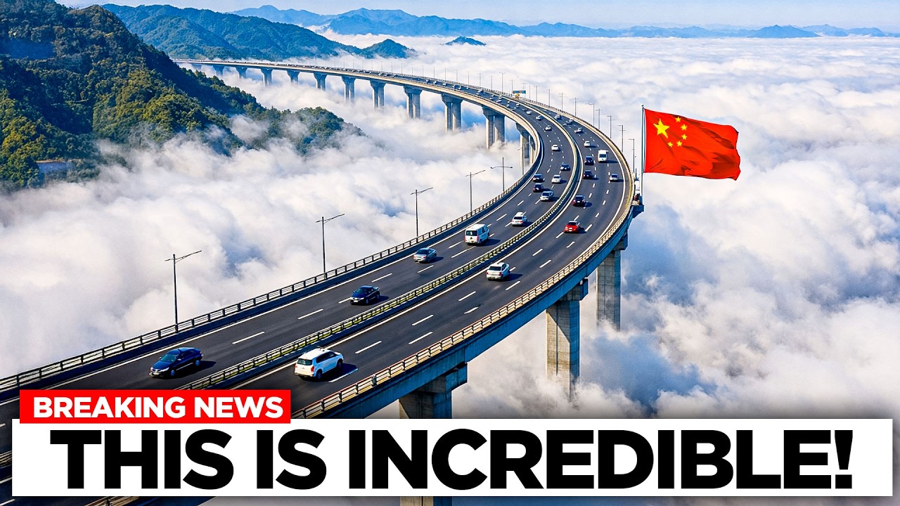 China Just BUILT a Floating Highway Above the Clouds — America Just Can’t Believe It