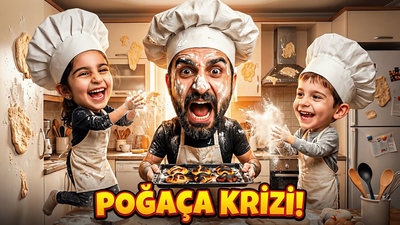 OKULUN İLK GÜNÜ FELAKETİ! 😱 Babamla Poğaça Yaparsak Ne Olur?