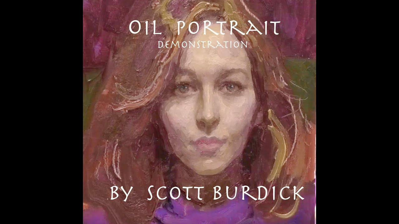 Oil Portrait of Meredith by Scott Burdick