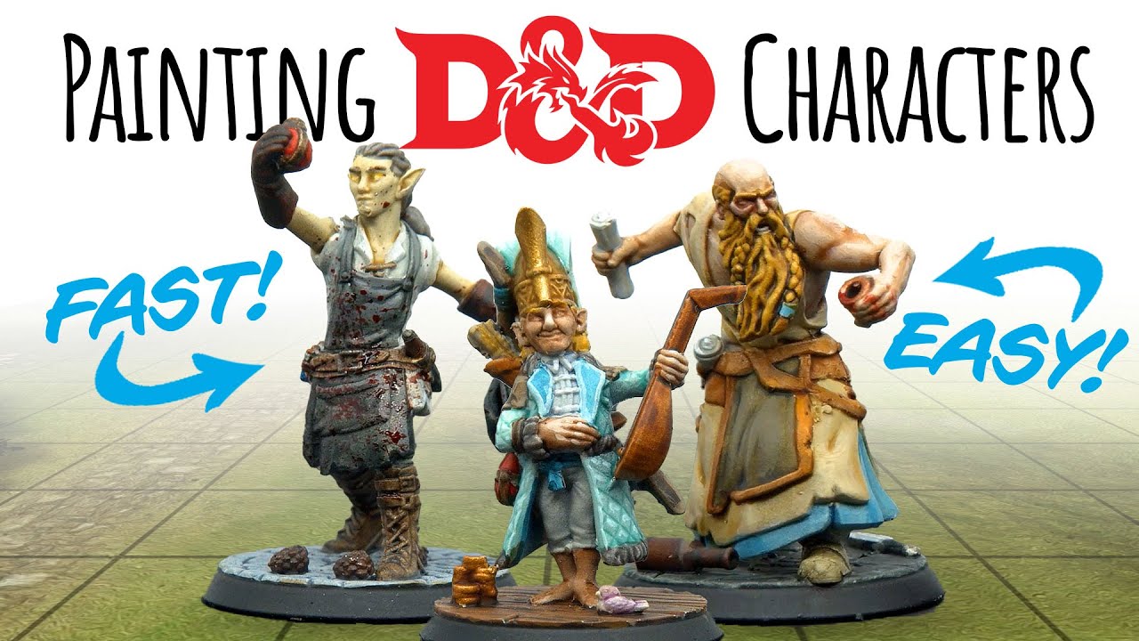 Painting D&D Minis with SPEED and QUALITY!