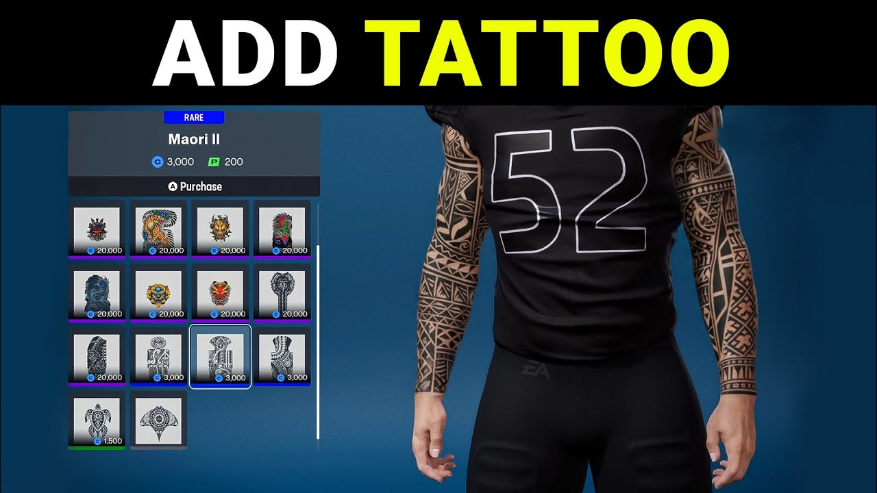 Madden 26: How to Add Tattoo in Superstar Mode (Best Method)