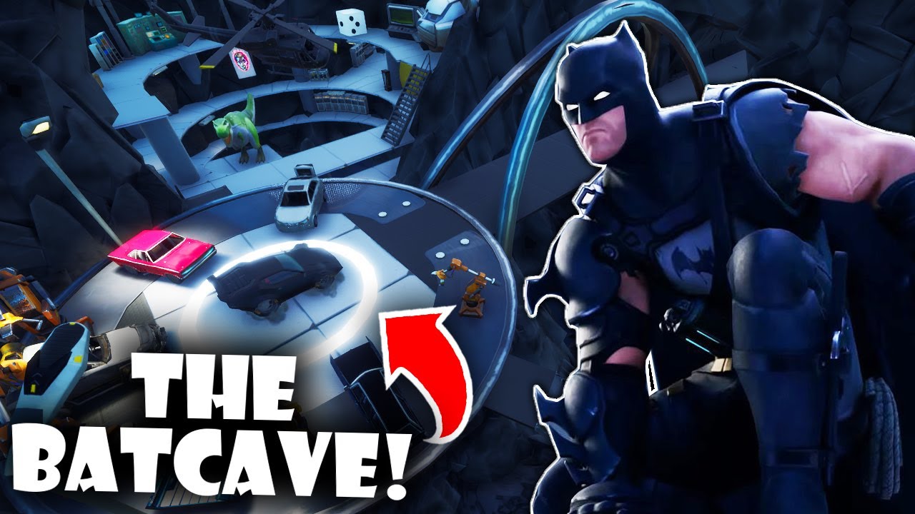I Built THE BATCAVE in Fortnite!