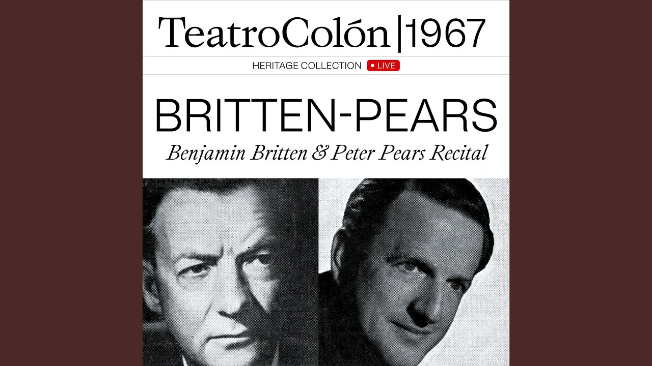 Winter Words, Op. 52: Before Life and After (Live at Teatro Colón, Buenos Aires, 20/10/1967 -...