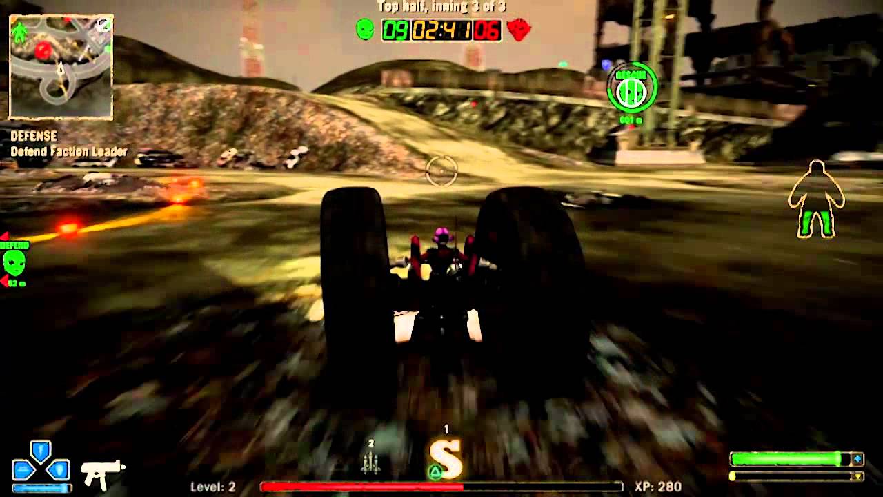 Twisted Metal PS3, Axel, ONLINE Nuke Mode Diesel City Part 2/2 07/02/12