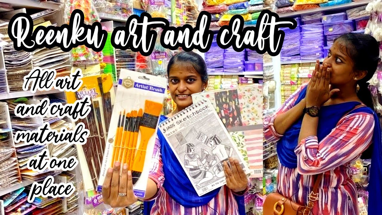 Art and craft விரும்பிகளின் சொர்கம் | Reenku art and crafts,Trichy