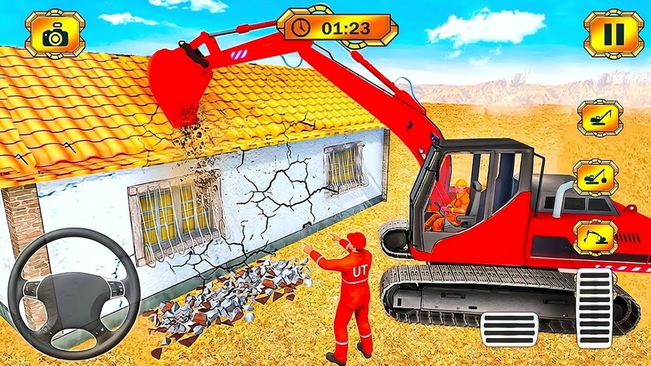 JCB & Excavator Working 🔥 | Truck Loading Gameplay | Realistic Excavator Loading Truck | 