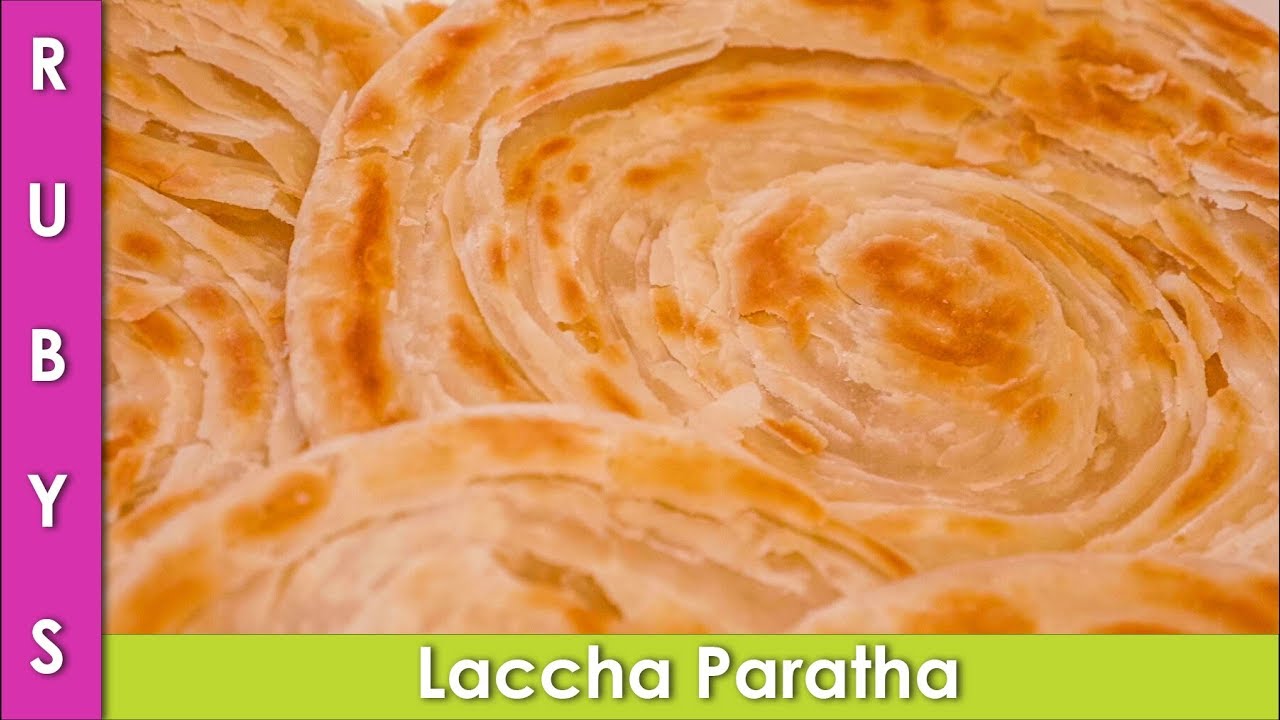 Laccha Paratha Flaky Layered Lachedar Paratha Recipe in Urdu Hindi - RKK