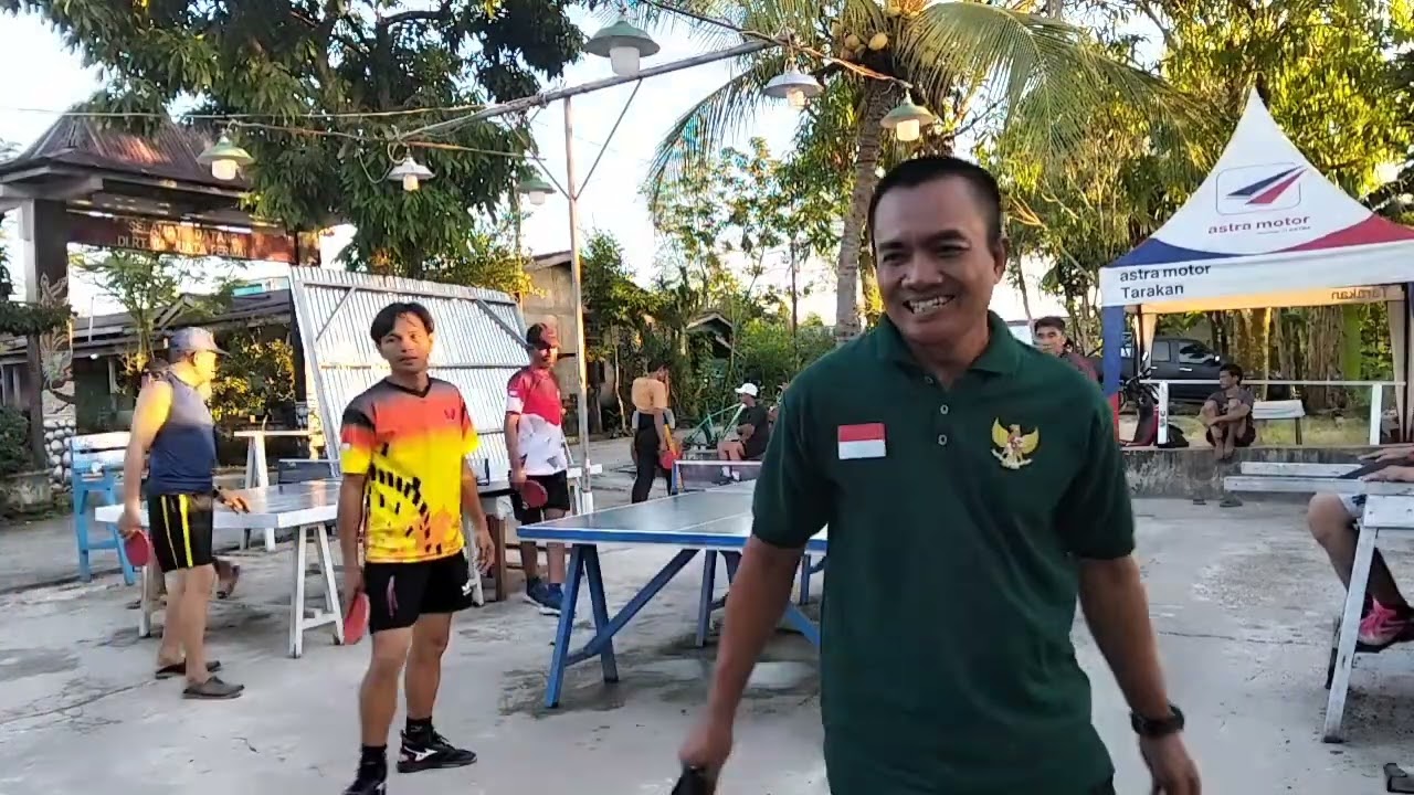 Latihan Tenis Meja bersama PTM Lotus Tarakan
