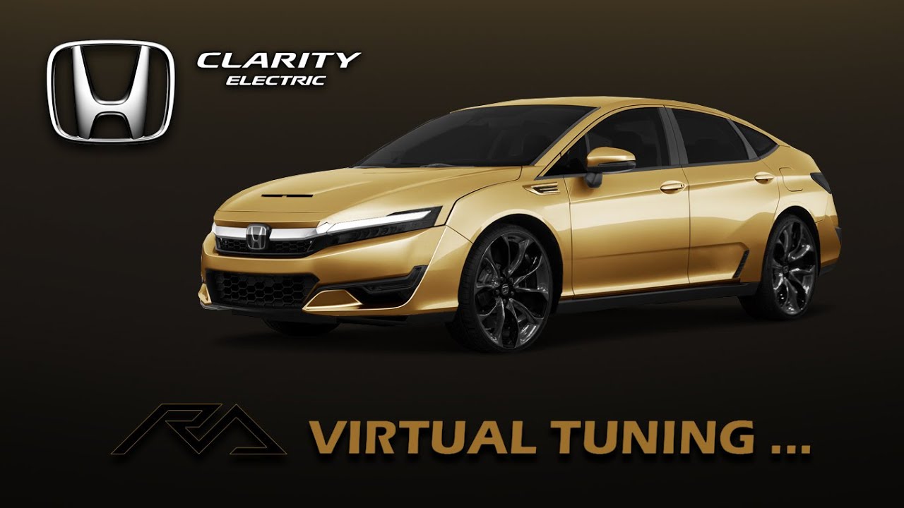 Virtual Tuning for Honda Clarity 2018 -( Photoshop CC ) / تعديل إفتراضي لسيارة هوندا كلاريتي2018