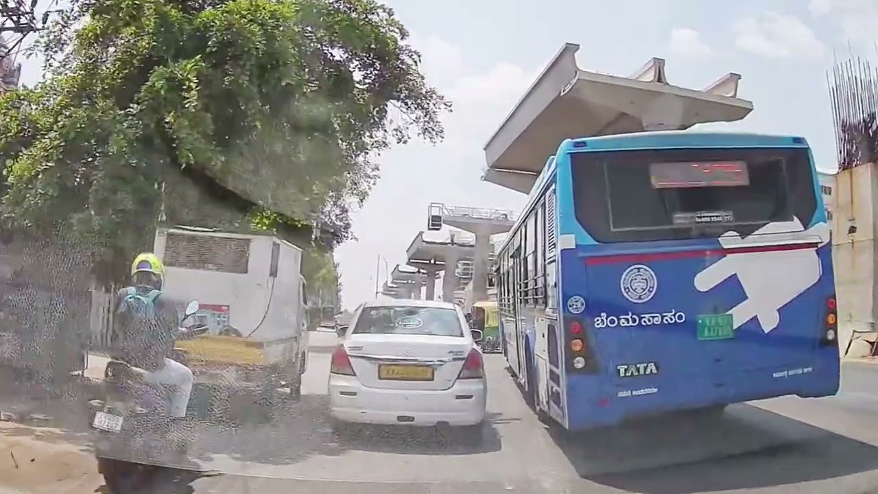 Bangalore City Drive | Exploring the Streets with My Dashcam 🚗 19 04 day