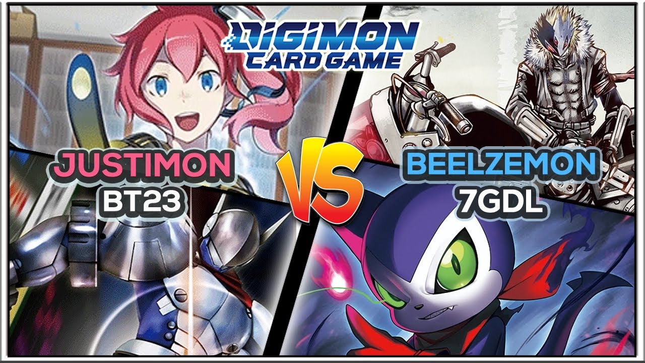 Justimon CS vs Beelzemon &bull; BT23 Gameplay | DCGO | Digimon TCG