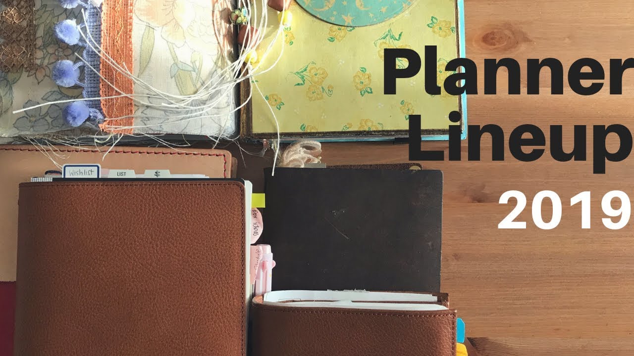 Journals I Will and Will Not Be Using in 2019 | Planner Line up 2019