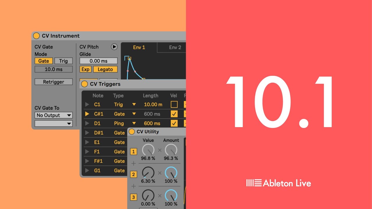 Ableton Live 10.1: CV Tools