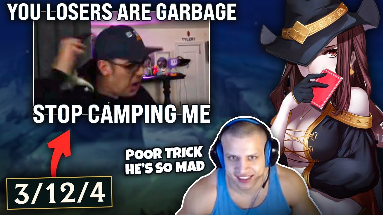 Camping Trick2G until he lost his mind in Twitch Rivals (Ft. Team Tyler1)