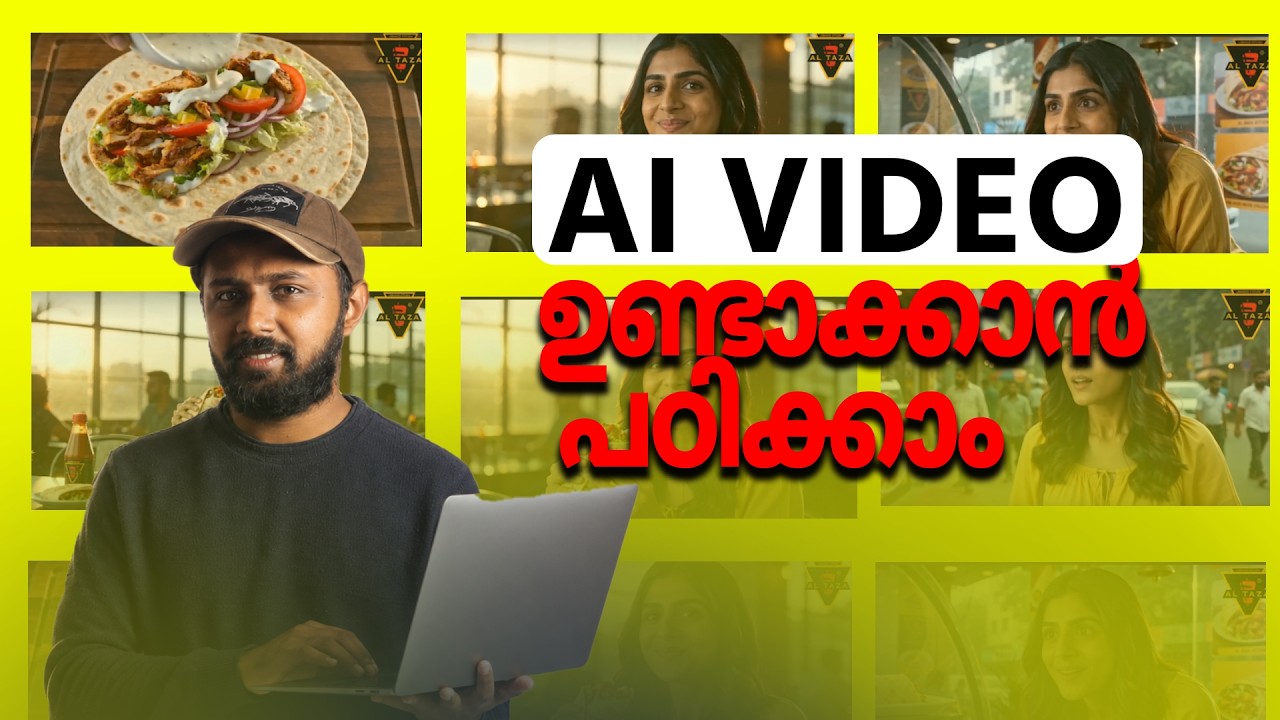 Learn How to Create Your Own Cinematic AI Video Ad | Malayalam Tutorial