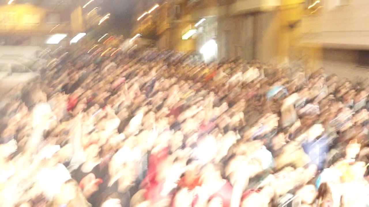 Ricky Galende en el Barrio de Los Bloques (Zamora)