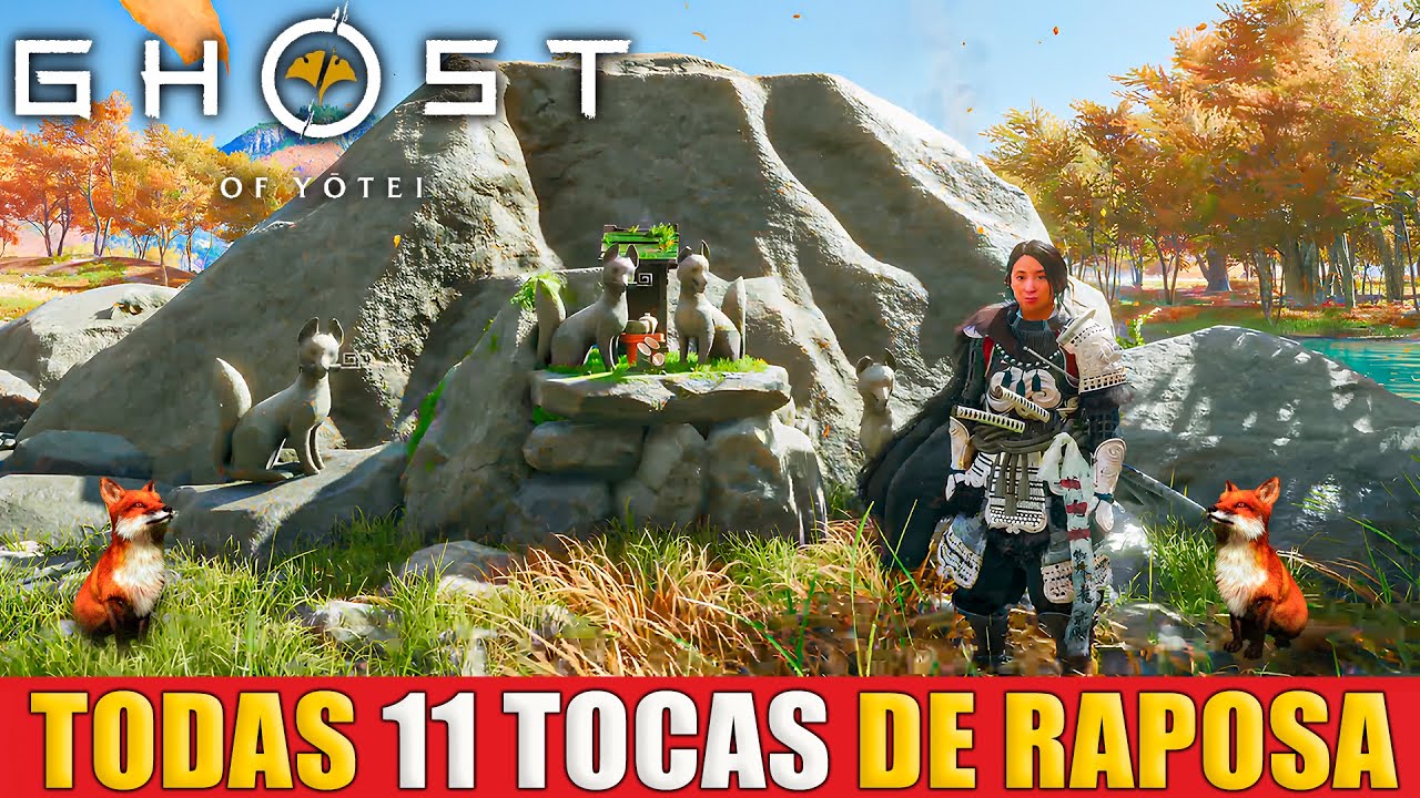 Ghost of Yotei Todas as Tocas de Raposa (Troféu Guardiã de Inari)