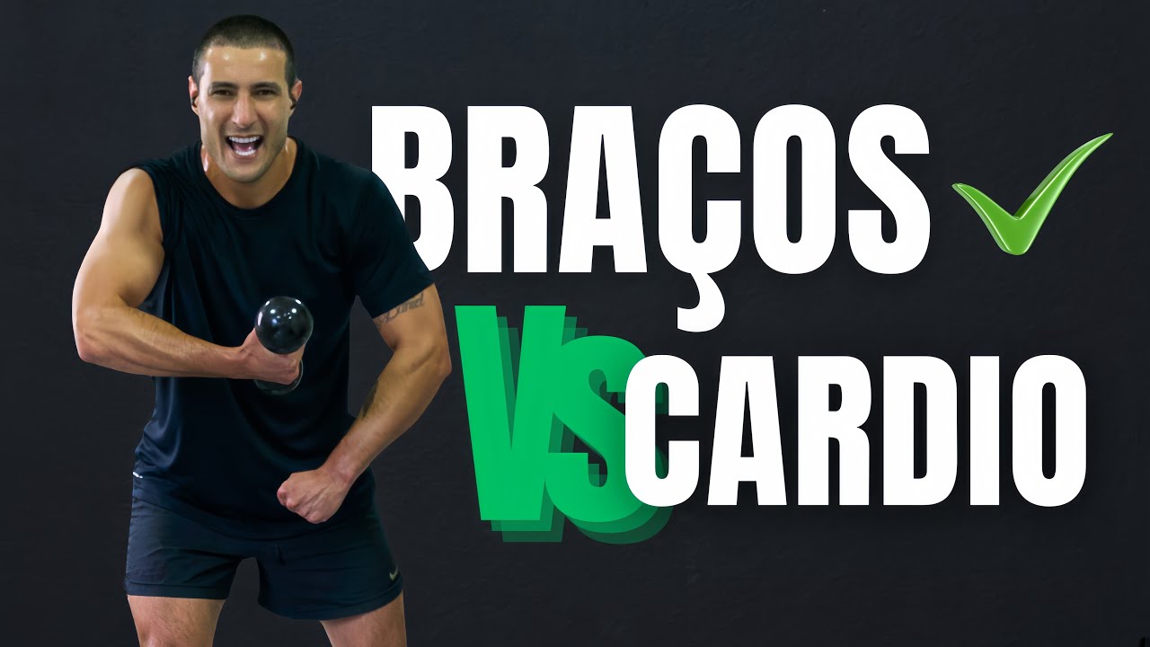 Treino de Braços / Cardio (22min) - Acelere o metabolismo e defina os braços 🔥