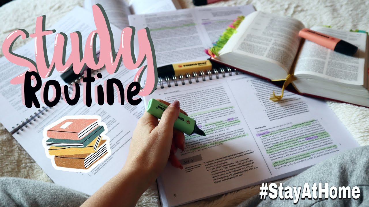 STUDY ROUTINE SPÉCIALE CONFINEMENT I organisation & motivation 🤓💪🏼