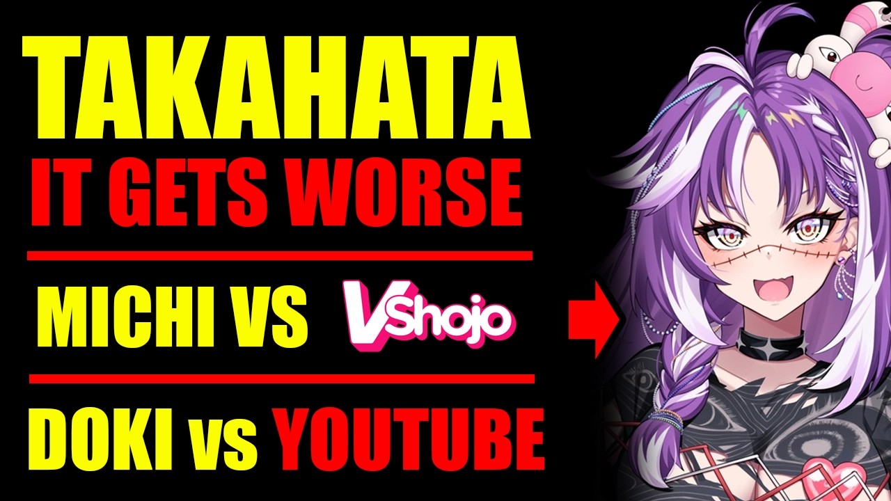 VShojo SCAMS Michi Mochievee, Takahata101 "Victim" CLAPS BACK, Dokibird vs Youtube ALGO, Kronii Game