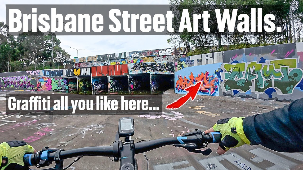 BRISBANE GRAFFITI WALLS: Minnippi Parklands LEGAL Street Art Tour
