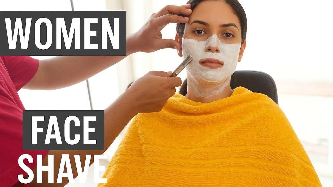 Women face Shave college girl #Haircut#In#India#2022