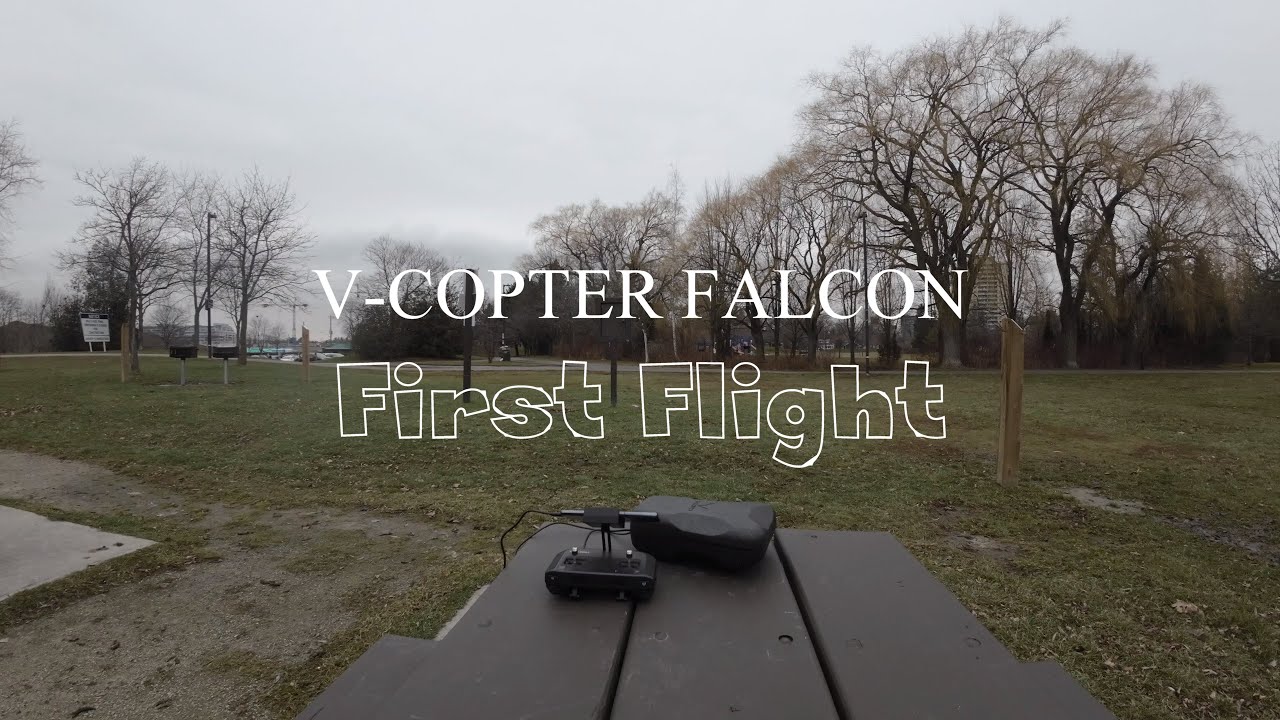 V COPTER FALCON First Flight