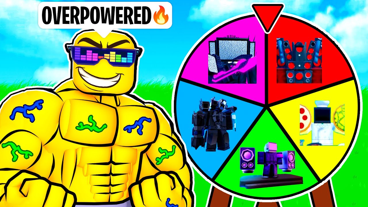 SPIN the OVERPOWERED Wheel In TOILET TOWER DEFENSE