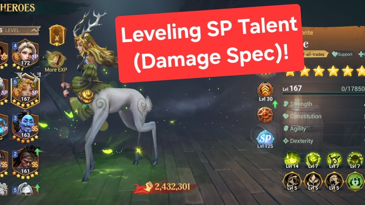 SP Talent Leveling Lineae (Damage Spec) Часть 1 - Море Завоеваний - SOC - Демона Руд - Калхан Дуррах
