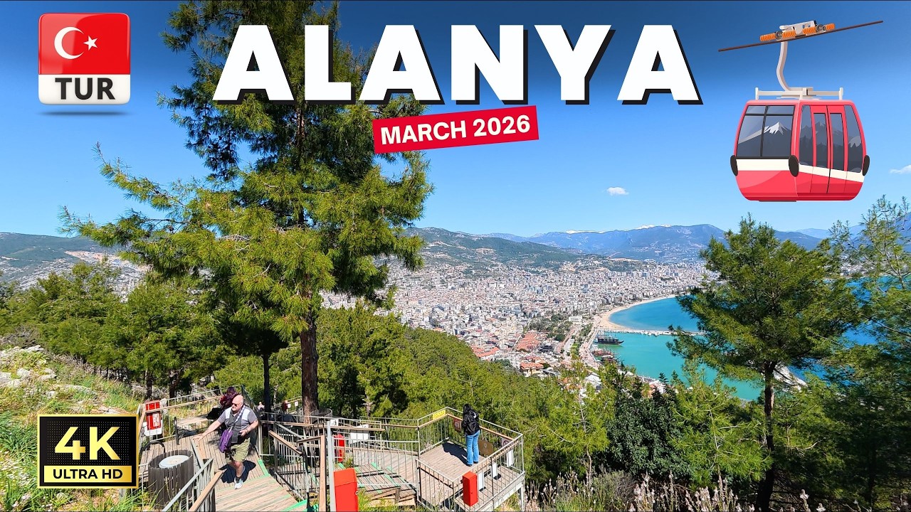 Alanya Turkey | Castle Magic and Coastal Hidden Gems | Antalya Turkiye | March 2026 [4K HD]