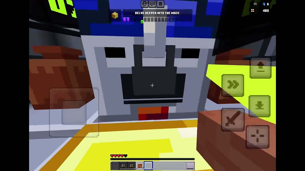 Me playing Minecraft servers mob maze