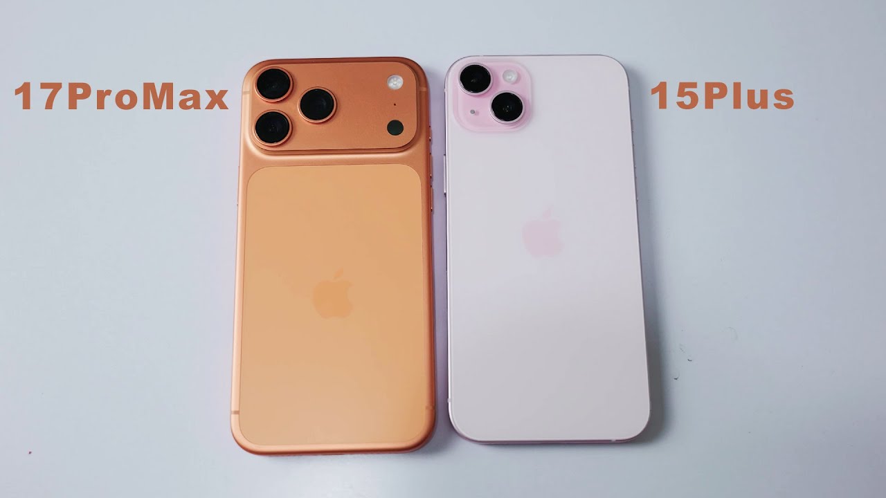 iPhone 15 Plus VS iPhone 17 Pro Max Full Speed Comparison